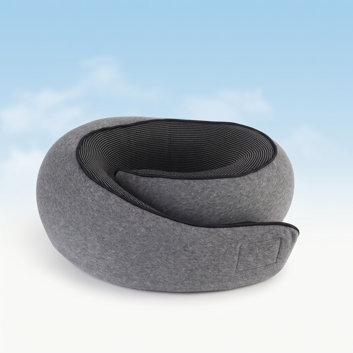Coussin de voyage Nuvagio 360° gris à mémoire de forme